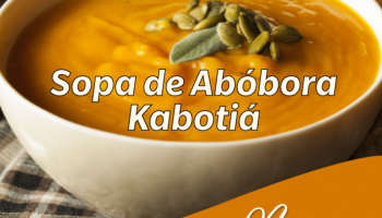 Sopa de Abóbora Kabotiá com Cenoura