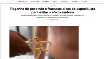 Reganho de peso após emagrecer: Dr. Sallet explica como evitar o efeito sanfona na Boa Forma