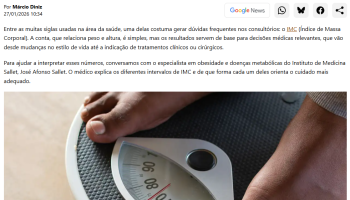 O que o IMC realmente diz sobre sua saúde? Dr. Sallet esclarece ao Catraca Livre