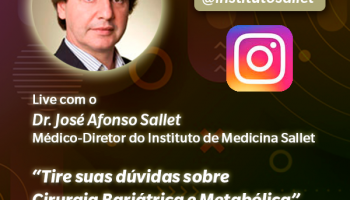 Assista a live com o Dr. José Afonso Sallet